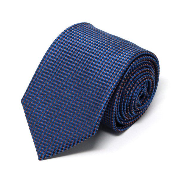 Men Micro Diamond Fiber Poly Woven Regular Tie-MPW5951 - Bundle Bus