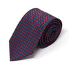 Men Square Pattern Micro Fiber Poly Woven Tie-MPW5949 - Bundle Bus