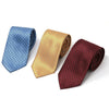 Men Square Tiles Micro Fiber Poly Woven Regular Tie-MPW5947 - Bundle Bus