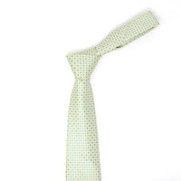 Men Tile Pattern Micro Fiber Poly Woven Tie-MPW5952 - Bundle Bus