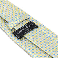 Men Tile Pattern Micro Fiber Poly Woven Tie-MPW5952 - Bundle Bus