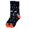 Men's Amusement Park Novelty Fun Socks - NVS19406-NV - Bundle Bus