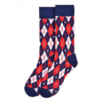 Men's Argyle Novelty Socks - NVS19565 - Bundle Bus