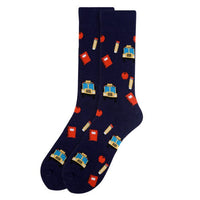 Men's Back to School Novelty Socks - NVS1915 - Bundle Bus