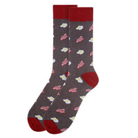 Men's Bacon & Eggs Novelty Socks - NVS19266 - Bundle Bus