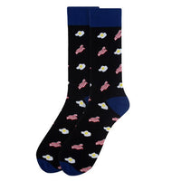 Men's Bacon & Eggs Novelty Socks - NVS19266 - Bundle Bus