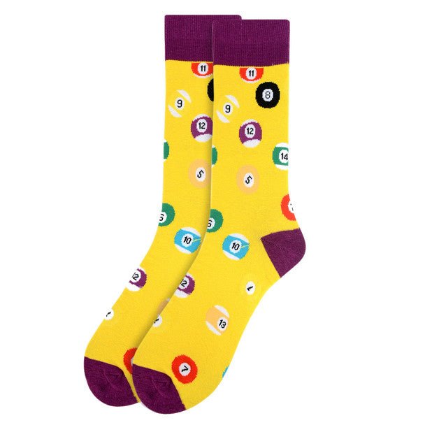 Men's Billiard Novelty Socks - NVS19300 - Bundle Bus