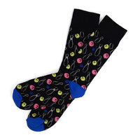 Men's Black Bowling Novelty Socks NVS1769 - Bundle Bus