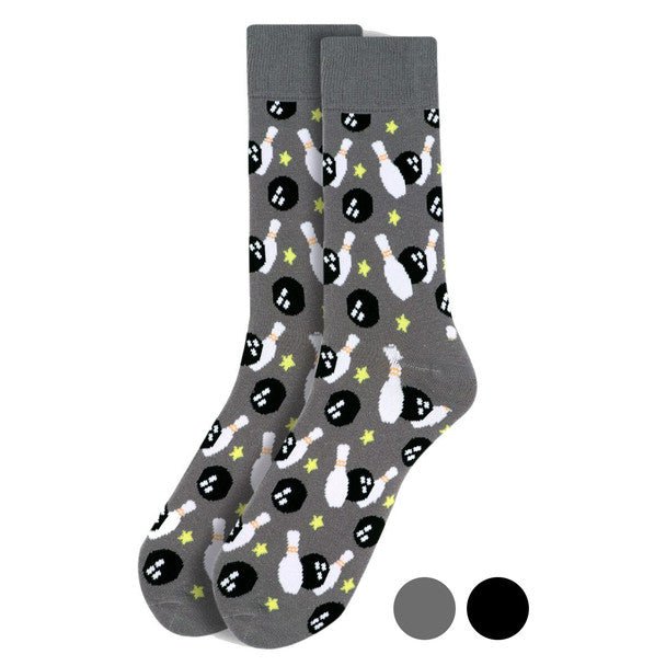 Men's Bowling Novelty Socks - NVS1768 - Bundle Bus