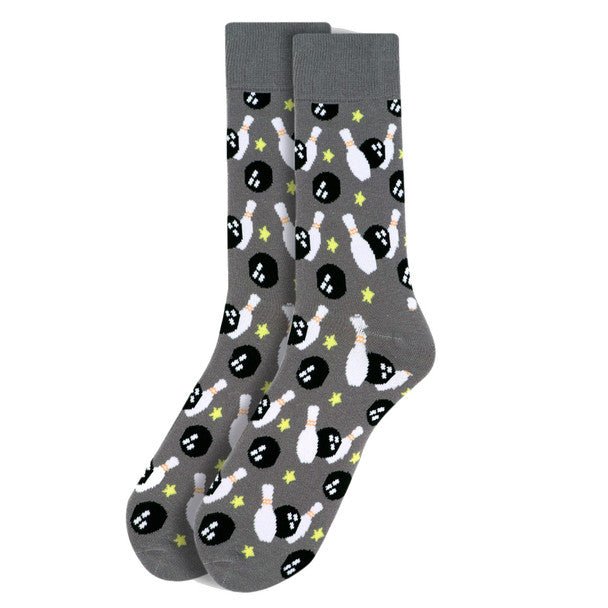 Men's Bowling Novelty Socks - NVS1768 - Bundle Bus