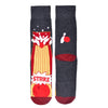 Men's Bowling STRIKE Novelty Socks - NVS19572-CHAR - Bundle Bus