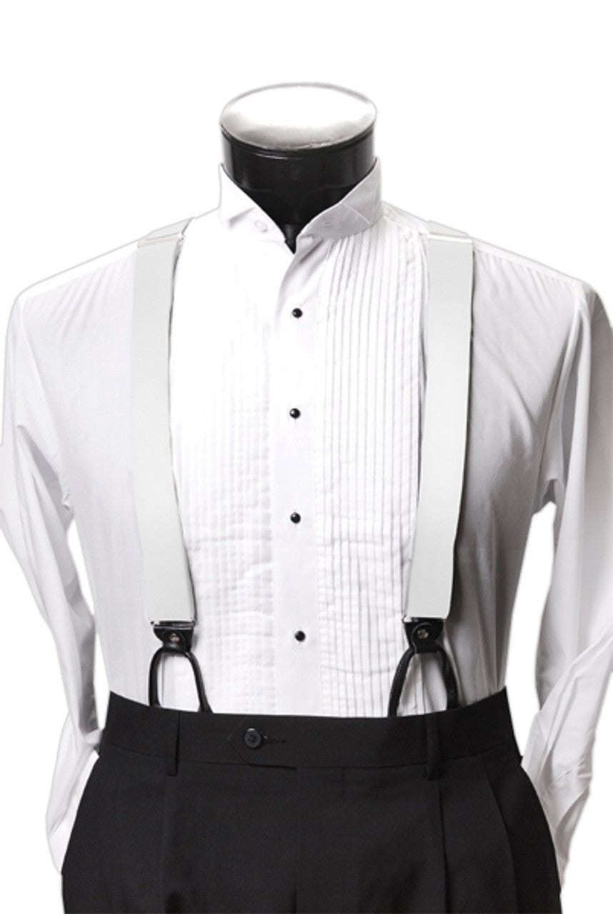 Men's Boxed Button Suspenders BSB3701 - Bundle Bus