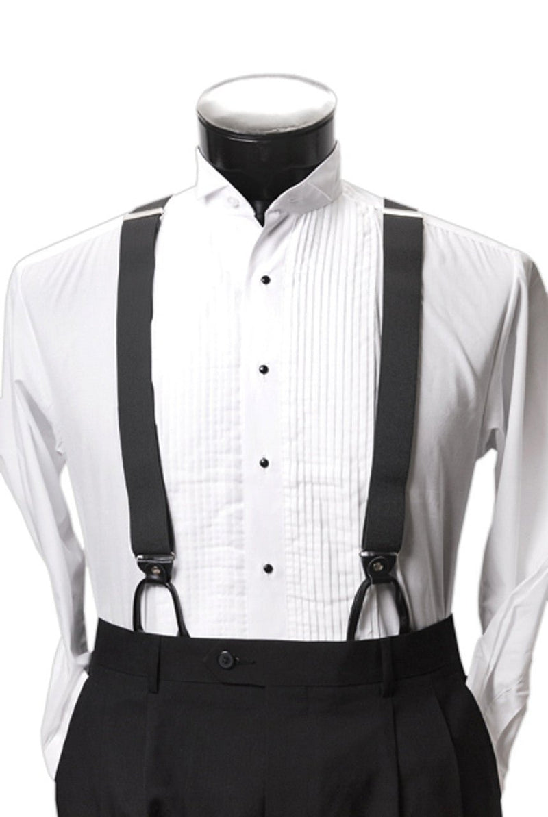 Men's Boxed Button Suspenders BSB3701 - Bundle Bus