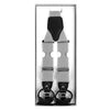 Men's Boxed Convertible Button Strap and Clip-On Suspenders with Leather Trim CLSUS - Bundle Bus