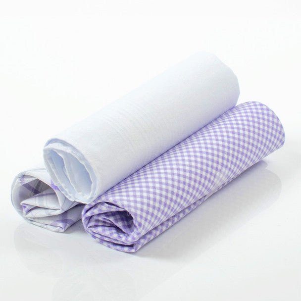 Men's Boxed Fancy Cotton Handkerchiefs 3pcs Set-MFB1743 - Bundle Bus