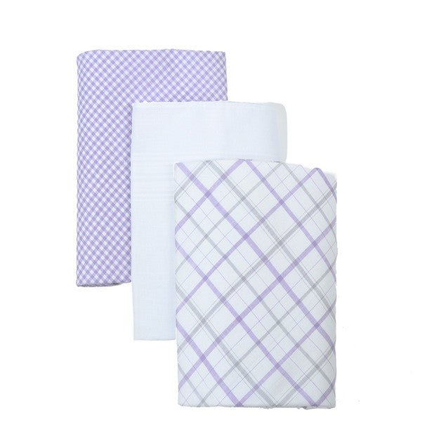 Men's Boxed Fancy Cotton Handkerchiefs 3pcs Set-MFB1743 - Bundle Bus