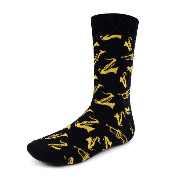 Men's Brass Instrument Novelty Socks - NVS1814 - Bundle Bus