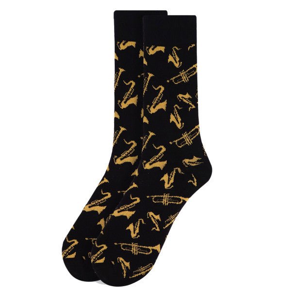 Men's Brass Instrument Novelty Socks - NVS1814 - Bundle Bus