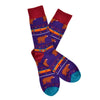 Men's Brown Bear Fun Novelty Socks - NVS19432 - Bundle Bus