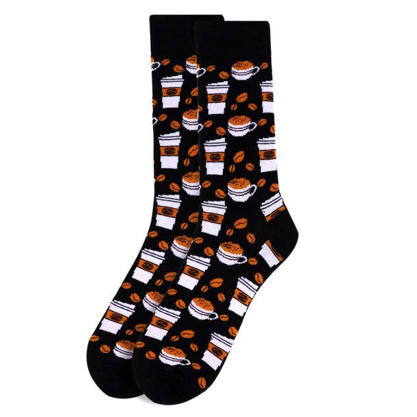 Men's Coffee Cups Novelty Socks NVS1752-53 - Bundle Bus