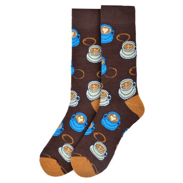 Men's Coffee Novelty Socks - NVS19550 - Bundle Bus