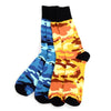 Men's Color Camo Novelty Socks - NVS19288 - Bundle Bus