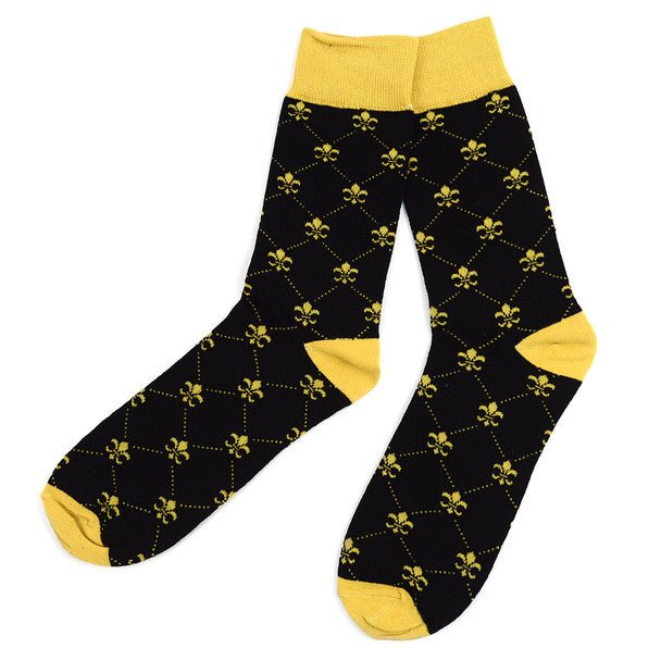 Men's Cotton Fleur-de-lis Socks - FLS02 - Bundle Bus