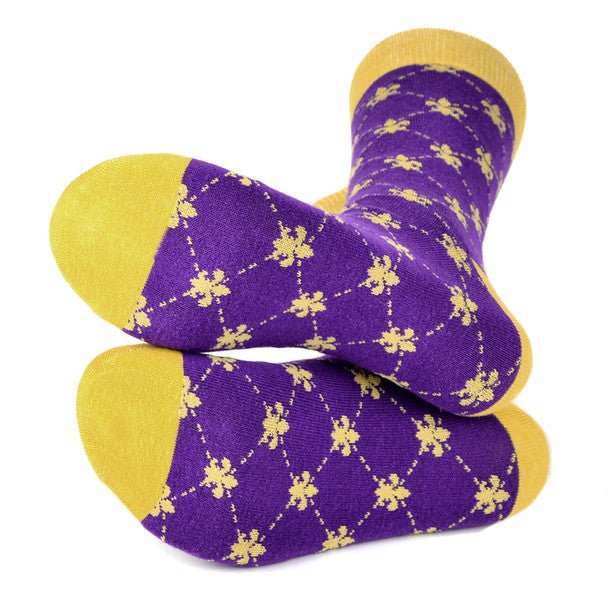 Men's Cotton Fleur-de-lis Socks - FLS02 - Bundle Bus