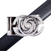 Men's Decor Rotating Bling Ratchet Belt-MGLBB59-SIL - Bundle Bus