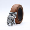 Men's Decor Rotating Bling Ratchet Belt-MGLBB59-SIL - Bundle Bus