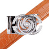 Men's Decor Rotating Bling Ratchet Belt-MGLBB59-SIL - Bundle Bus