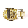 Men's Decor Rotating Bling Ratchet Belt-MGLBB60-GD - Bundle Bus