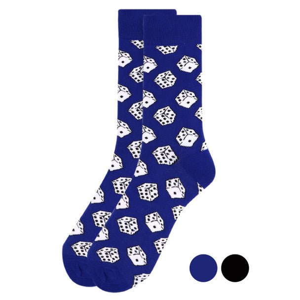 Men's Dice Novelty Socks NVS1754-55 - Bundle Bus