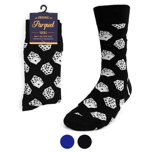 Men's Dice Novelty Socks NVS1754-55 - Bundle Bus