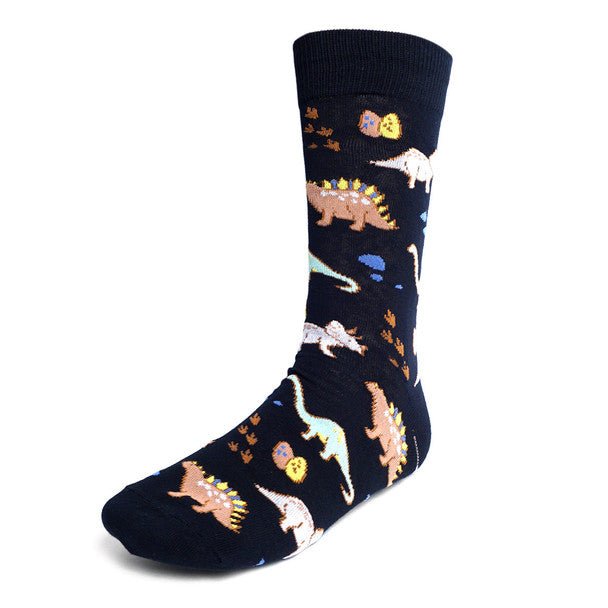 Men's Dinosaur Novelty Fun Socks - NVS19399 - Bundle Bus