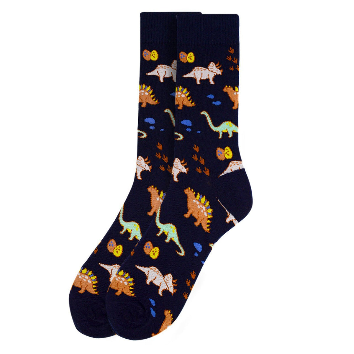 Men's Dinosaur Novelty Fun Socks - NVS19399 - Bundle Bus