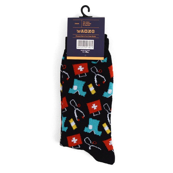 Men's Doctor/Nurse Novelty Socks NVS1757 - Bundle Bus