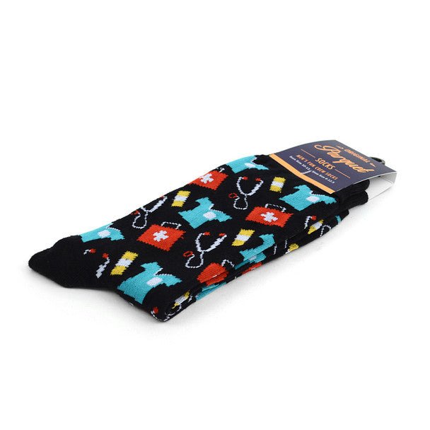 Men's Doctor/Nurse Novelty Socks NVS1757 - Bundle Bus