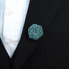 Men's Fabric Flower Boutonniere Clutch Back Lapel Pins - FLP1803 - Bundle Bus