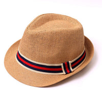 Men's Fedora Hat with Striped band - H180603 - Bundle Bus