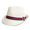 Men's Fedora Hat with Striped band - H180603 - Bundle Bus