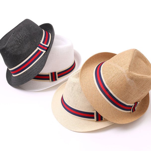 Men's Fedora Hat with Striped band - H180603 - Bundle Bus