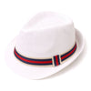 Men's Fedora Hat with Striped band - H180603 - Bundle Bus