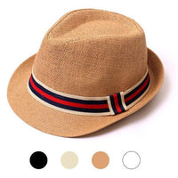 Men's Fedora Hat with Striped band - H180603 - Bundle Bus