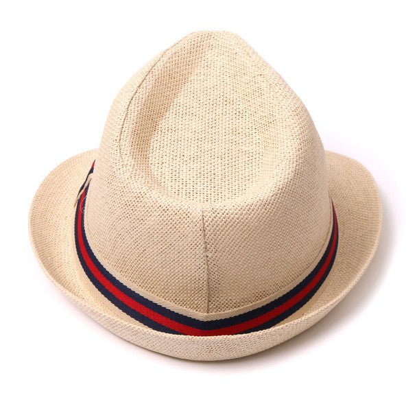 Men's Fedora Hat with Striped band - H180603 - Bundle Bus