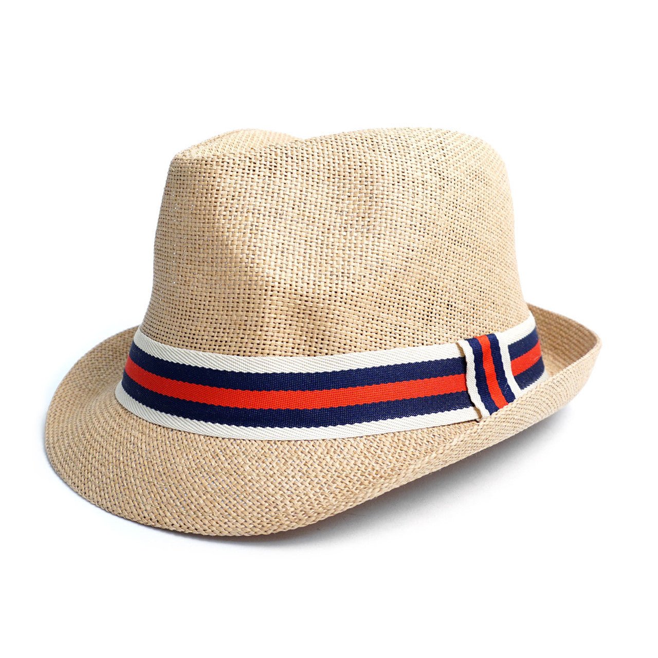 Men's Fedora Hat with Striped band - H180603 - Bundle Bus