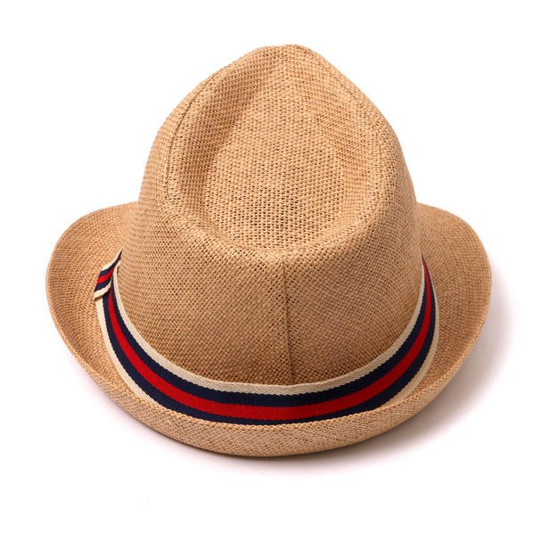 Men's Fedora Hat with Striped band - H180603 - Bundle Bus