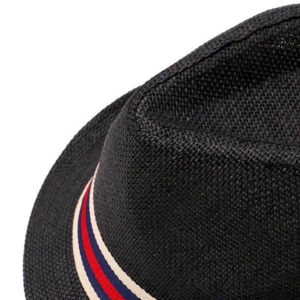 Men's Fedora Hat with Striped band - H180603 - Bundle Bus