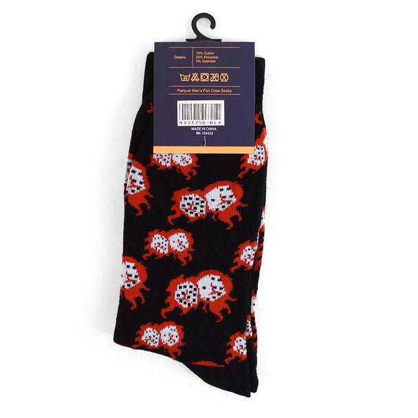 Men's Fire Dice Novelty Socks NVS1756 - Bundle Bus