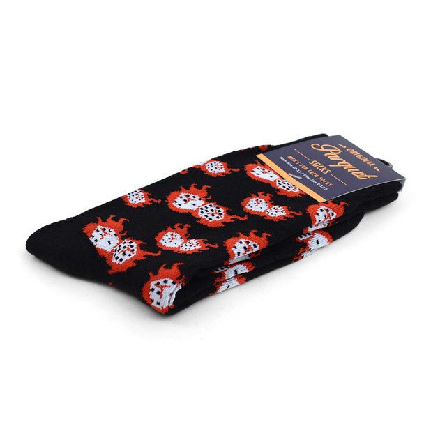 Men's Fire Dice Novelty Socks NVS1756 - Bundle Bus